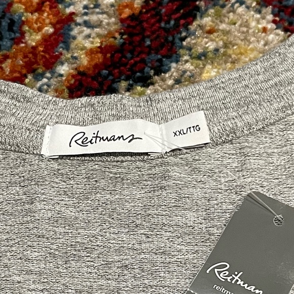 Grey V-Neck Sweater Dress - Picture 7 of 10